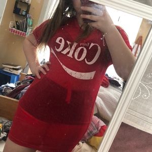 Coca Cola Fitted t-shirt dress